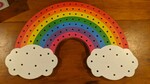 Rainbow Peg Puzzle GOLD STAR