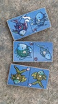 Rainbow fish dominoes