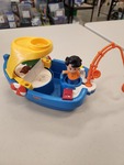 Little people blue boat