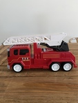 Fire truck with sprayer