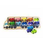 Kiddie Connect 1-10 Car puzle