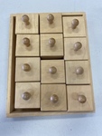 Wooden sensory blocks