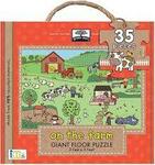 On the farm giant floor puzzle