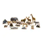 WOODEN WILD ANIMAL PLAY FIGURINES
