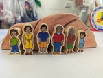 Indigenous Family and Rock Puzzle