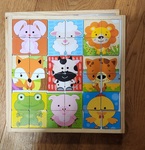 Magnetic Animal matching puzzle
