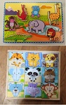 Magnetic Animal matching puzzle & wooden animal puzzle