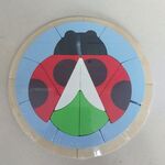Anko Wooden Lady Bug Puzzle