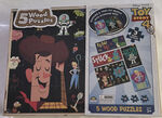 Toy Story x 5 wooden puzzles