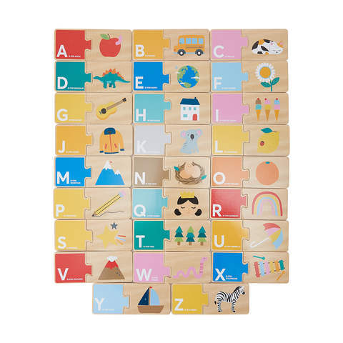 83350: Anko wooden alphabet card puzzle