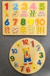 Clock Puzzle and Number Puzzle