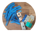 Assorted train tracks