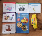 Paw Patrol talking flash cards & book