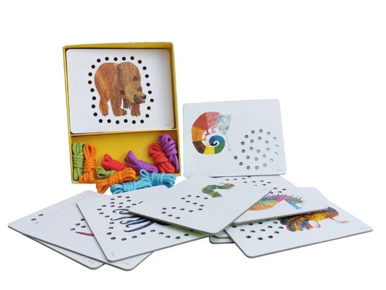 84071: Eric Carle Animal Lacing Cards