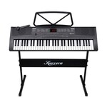 Karrera 61-Key Electronic Piano Keyboard 75cm with Stand - Black