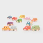 59056: Rainbow Wooden Vehicle 