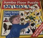 Jumbo floor puzzle: Animals