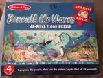 Beneath the waves floor puzzle