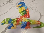 Alphabet animal shaped puzzles