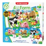 P013: Farm Theme 4 Puzzle Set 