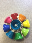 Rainbow music spin bells