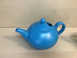 Blue teapot