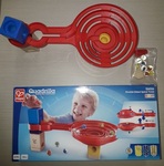 Quadrilla Marble Run Construction Double-Sided Spiral Twist