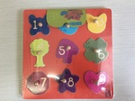 Wooden Number Toy Puzzle