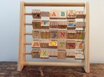 Wooden Alphabet Frame