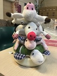 Soft toy animal stack 