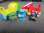 Sesame Street Vehicle Set