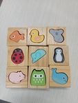 Matching Animal Shape Blocks