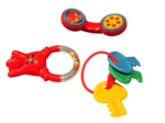 Rattle set- key, bear and phone