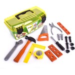 John Deere 18 Piece Deluxe Toolbox Set with Tools