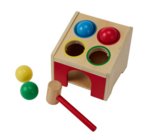 Wooden Hammer Pound Cube