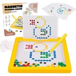 I24: Magnetic Drawing Board with Pen & Beads 