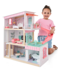 R22: Wooden Dollhouse Set