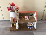 Sylvanian Rabbit Family and Light House