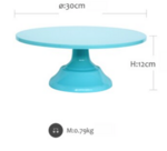 Cake Stand with Dome - Blue