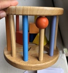 wooden shape sorter