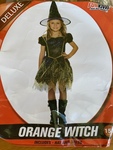 Orange Witch Costume