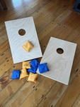 One in the eye (often known as Cornhole)