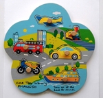 Vehicle - Sound Puzzle (Small Handles)