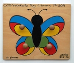 Butterfly Puzzle With Knobs