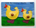Two Ducks Puzzle With Knobs