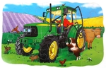 Wooden Tractor Puzzle