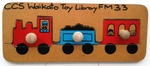 3 Piece Train & Carriage Puzzle