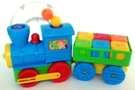 ABC Alphabet Train Set With Building Blocks