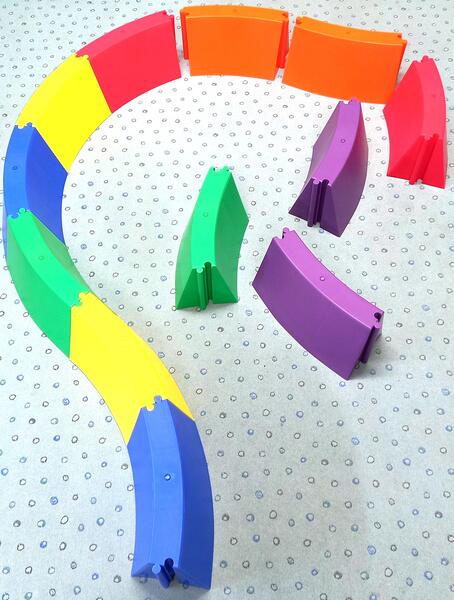 B.11: Curved PVC Balance Beams