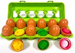 Shape Sorting Dozen Eggs